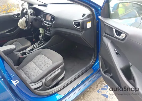 2018 Hyundai Ioniq Hybrid Blue from USA, damaged, VIN KMHC65LC2JU090577